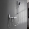 Designer Elegant Modern Wall Mounted Bathtub Tap with Hand Spray Gun