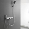 Designer Elegant Rainfall Bathtub Shower Mixer Tap Set with Handheld Spray Gun